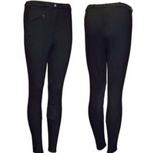 Tuffrider Women's Fleece Pull On Breech - Black