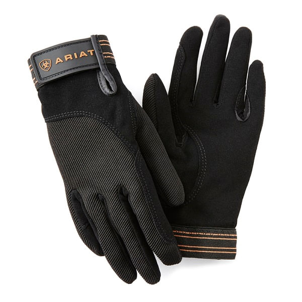 Ariat Insulated Tek Grip Riding Gloves - Black