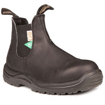 Green patch store work boots