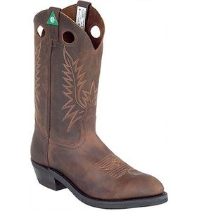 Canada West Men's 5291 CSA Work Western Boots - Copper Crazy Horse