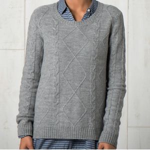 Toad & Co Women's Alma Cable Sweater - Heather Grey