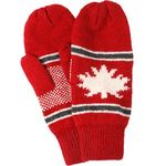 Crown-Cap-Unisex-Canadiana-Lambswool-Mitt---Red-213389