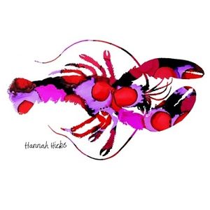 Hannah Hicks Art Card - Lobster