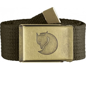 Fjallraven-Canvas-Brass-Belt---Dark-Olive-218083