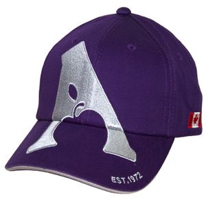 Apple Saddlery Ball Cap - Purple/Silver