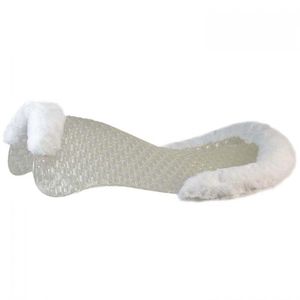 Acavallo Respira Air Release Cut Out Soft Gel Pad with Sheepskin