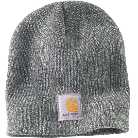 Carhartt Men s Acrylic Knit Hat Heather Grey Coal Heather www