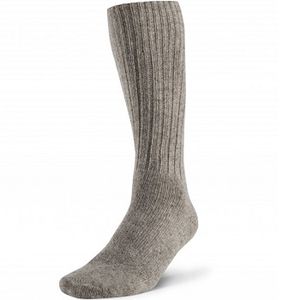 Duray 100% Wool Socks - Natural Grey