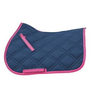 Loveson A/P Saddle Pad - Navy/Pink