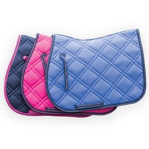 Loveson A/P Saddle Pad - Pink/Navy