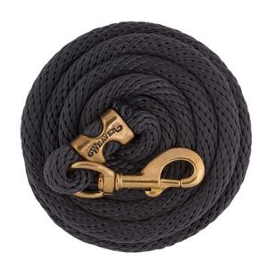 Weaver Poly Lead Rope with Solid Brass Snap - Graphite
