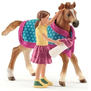 Schleich Foal with Blanket