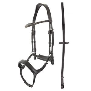 ANKY Comfort Fit Dropped Bridle - Black