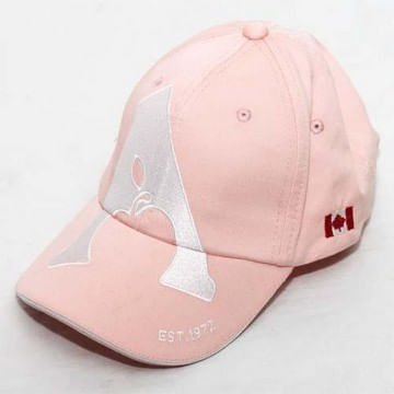 Light pink baseball cap deals