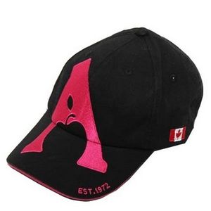 Apple Saddlery Ball Cap - Black/Pink