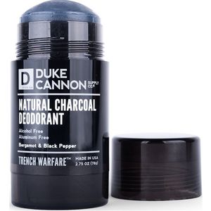 Duke Cannon Trench Warfare Natural Charcoal Deodorant - Bergamot & Black Pepper