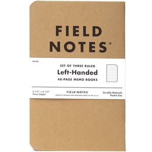 Field Notes Original Kraft 3-Pack, Left-Hand