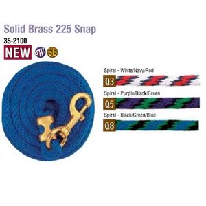 Weaver Poly Lead Rope with Solid Brass Snap - Q8