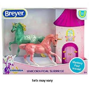 Breyer Stablemates Mystery Unicorn Foal Surprise