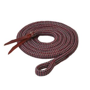 Weaver EcoLuxe Bamboo Lead 10' - Charcoal/Indigo/Dark Red/Black