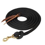 Weaver-Poly-Cowboy-Lead-10--with-Snap---Black-32567