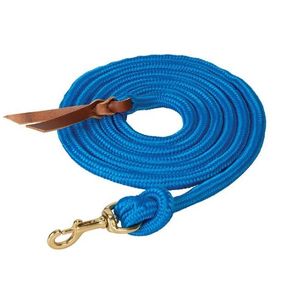 Weaver Poly Cowboy Lead 10' with Snap - Blue