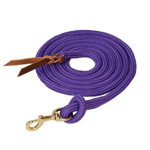 Weaver Poly Cowboy Lead 10' with Snap - Purple