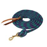 Weaver-Poly-Cowboy-Lead-10--with-Snap---Black-Purple-Mint-242413