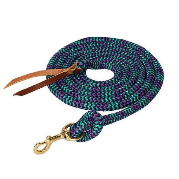 Weaver-Poly-Cowboy-Lead-10--with-Snap---Black-Purple-Mint-242413