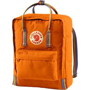 Fjallraven Kanken Rainbow Backpack - Burnt Orange Rainbow