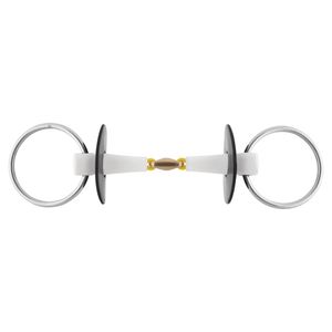 Nathe Loose Ring Double Jointed Snaffle Bit - 18mm