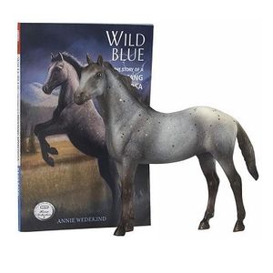 Breyer Freedom Series Wild Blue Model and Book Set