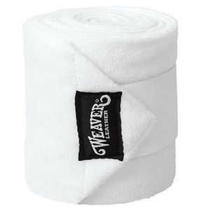 Weaver Fleece Polo Wraps - White