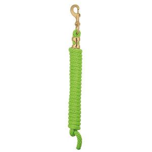 Weaver Poly Lead Rope with Solid Brass Snap - Lime