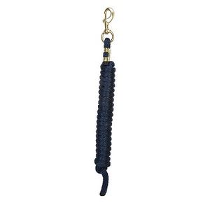 Weaver Poly Lead Rope with Solid Brass Snap - Navy