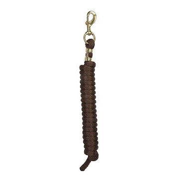 Weaver-Poly-Lead-Rope-with-Solid-Brass-Snap---Brown-136029