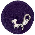 Weaver-Poly-Lead-Rope-with-Nickel-Plated-Bull-Snap---Purple-136060