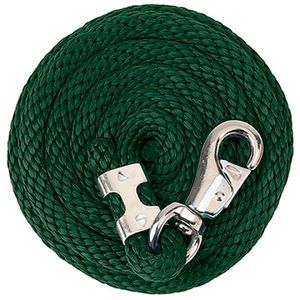 Weaver Poly Lead Rope with Nickel Plated Bull Snap - Hunter