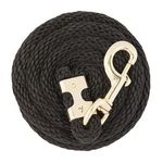 Weaver-Value-Lead-Rope-with-Brass-Plated-Snap---Black-209050