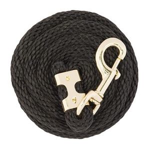 Weaver Value Lead Rope with Brass Plated Snap - Black