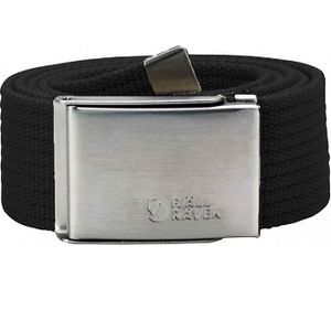 Fjallraven Unisex Canvas Belt - Black
