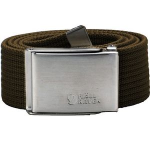 Fjallraven Unisex Canvas Belt - Dark Olive