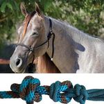 Professional-s-Choice-Rope-Halter---Chocolate-Turquoise-168939