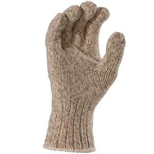 Unisex Heavy Ragg Gloves Medium - Brown Tweed