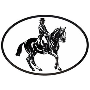 Dressage Rider Vinyl Decal