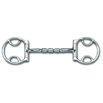 English Dee Snaffle Bit With Hooks MB 32-3 Mouth 5