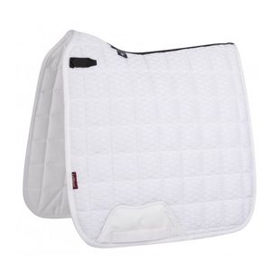 LeMieux Carbon Mesh Dressage Square Pad - White