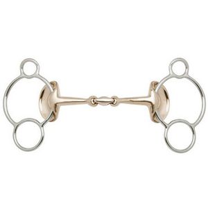 Stubben Golden Wings 3 Ring Gag Bit