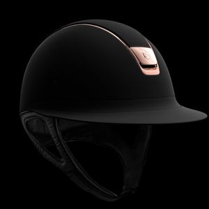 Samshield Miss Shield Shadowmatt Helmet - Black & Rose Gold