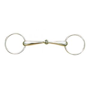 Cavalier Heavy Solid Mouth Loose Ring Snaffle Bit